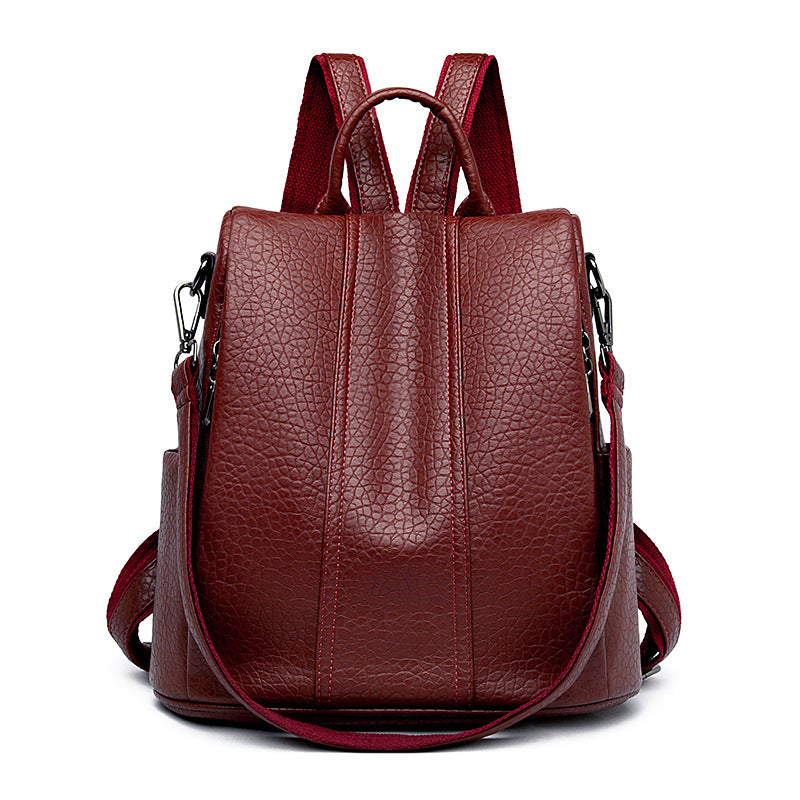 Voyage Soft PU Leather Backpack