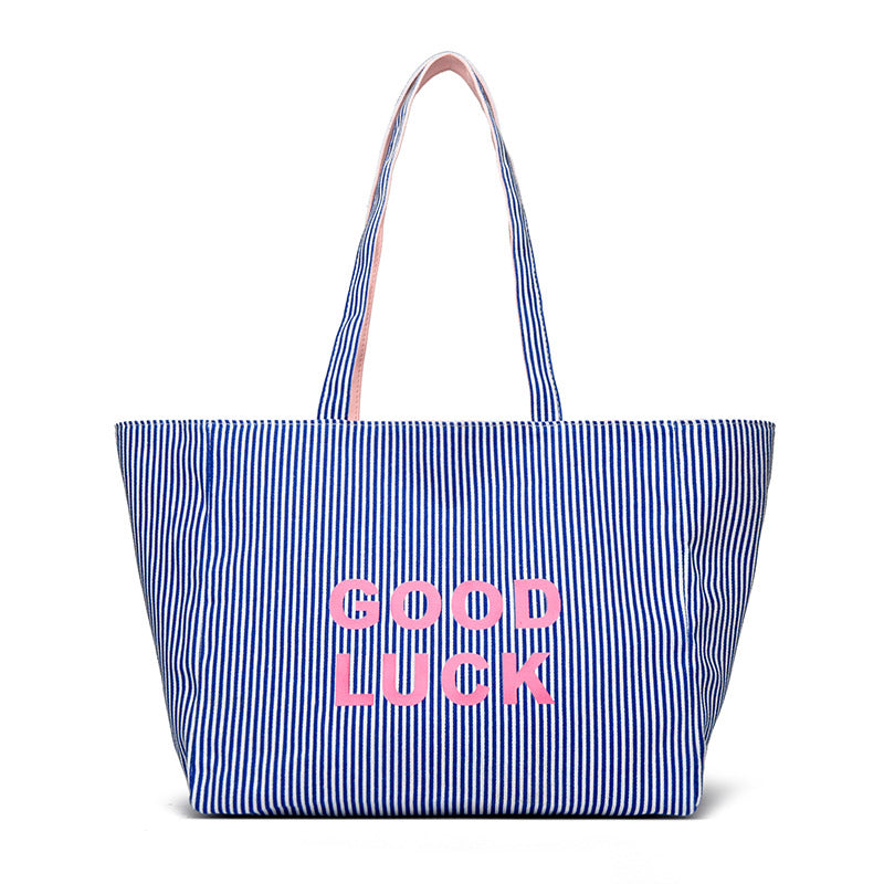 ColorWave Women’s Canvas Tote Bag