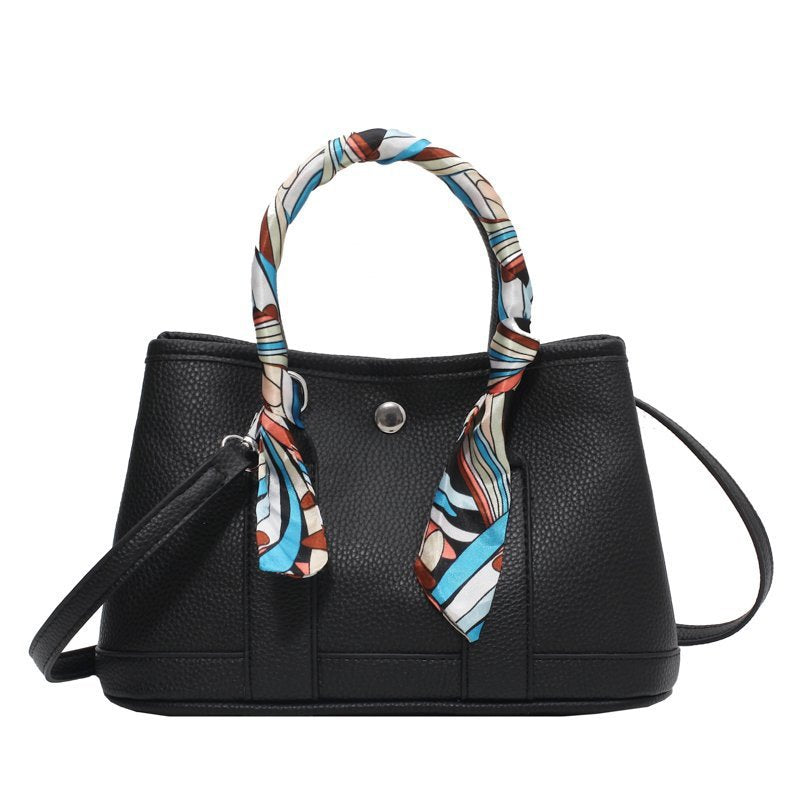Elegant Ribbon Accent Large Handbag For Women