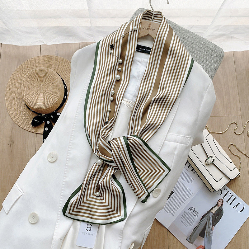 Zebra Zephyr Chiffon Scarf