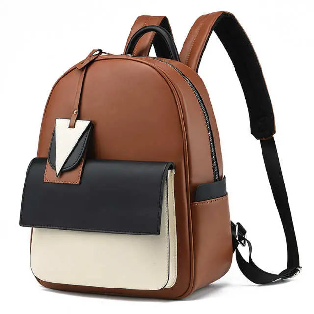 Three Colored Chic Backpack