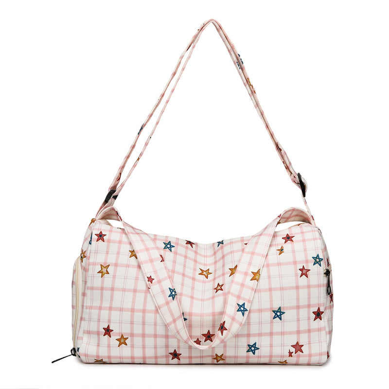 Verona Women’s Plaid Travel Shoulder Bag