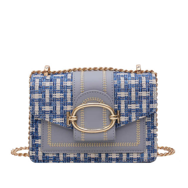 PlaidCharm Crossbody Bag