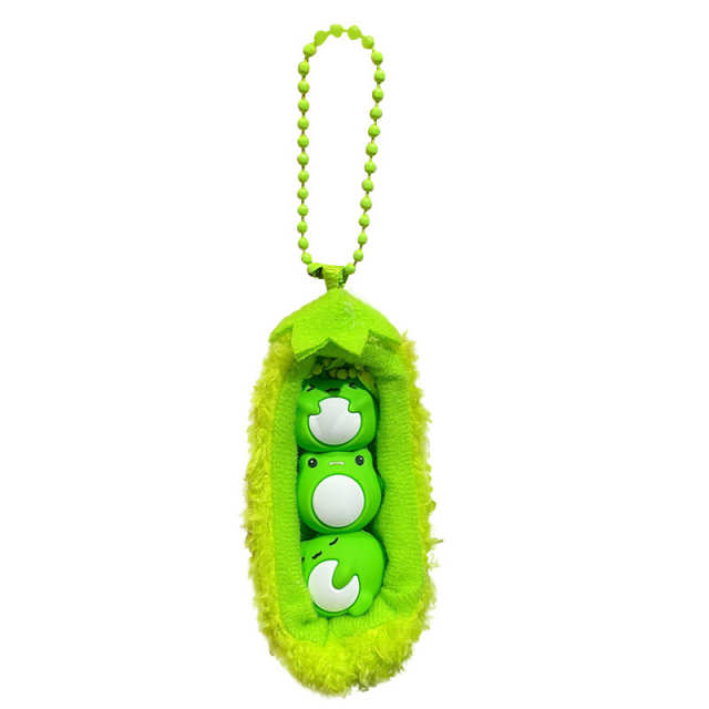 Plush Detachable Frog Bag Charm