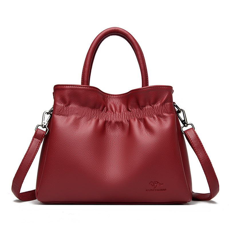 Gathered Puff Shoulder Bag