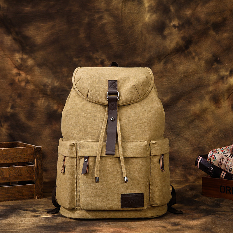 Retro Canvas Men’s Travel Backpack