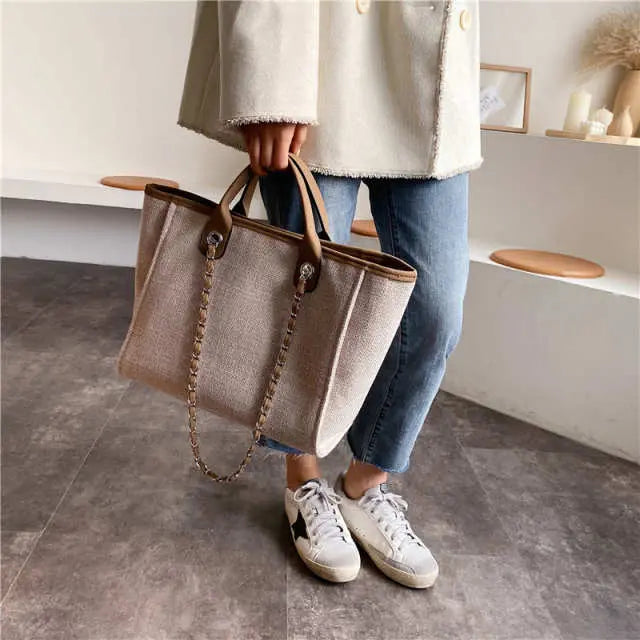 Portable High-capacity Chain Bag Fashion