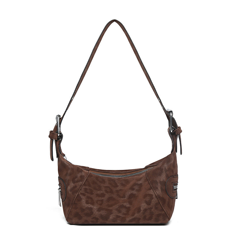 Savannah Leopard Shoulder Bag