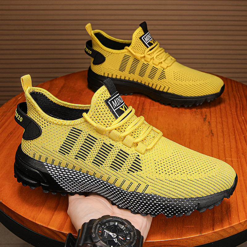 Men’s Trend Flex Lace-Up Sports Runner Shoes