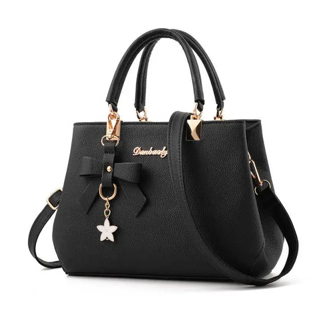 Trendy Bow Handheld Handbag