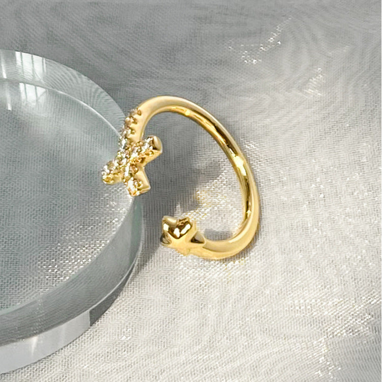 Auric Loop Retro Open Ring