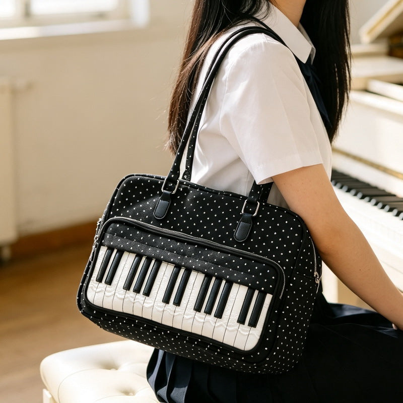 Melody Keys Statement Shoulder Bag