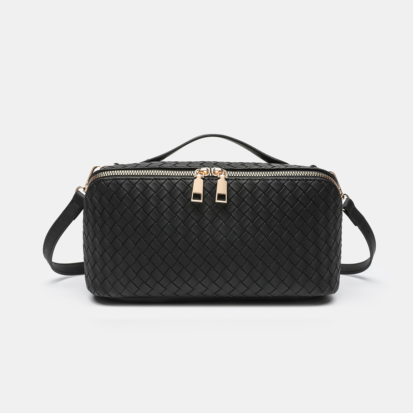 Weave Square Cosmetic Handbag