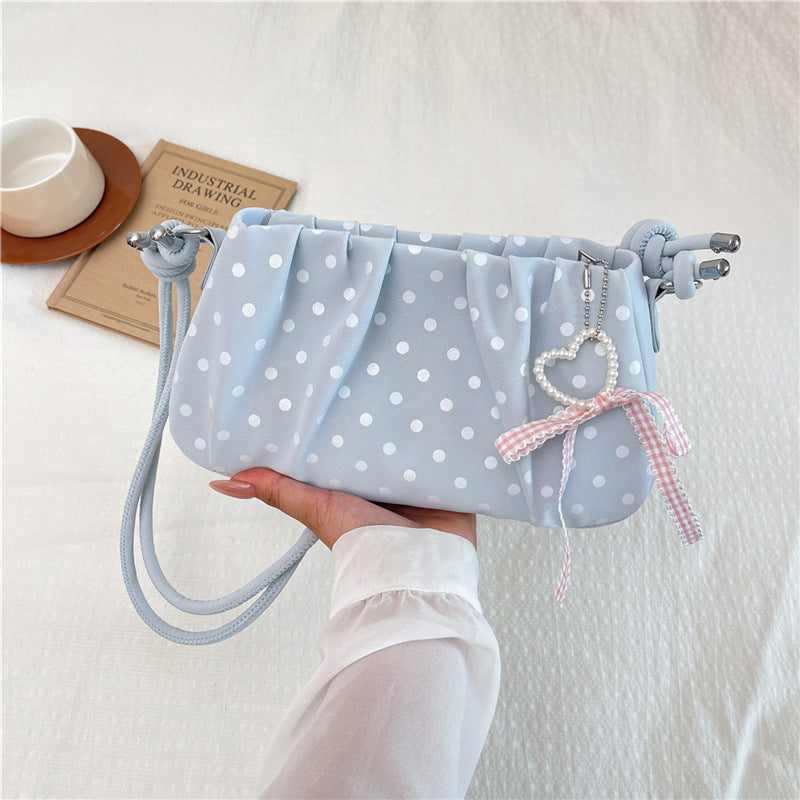 Dotted Ribbon Women’s Shoulder Bag