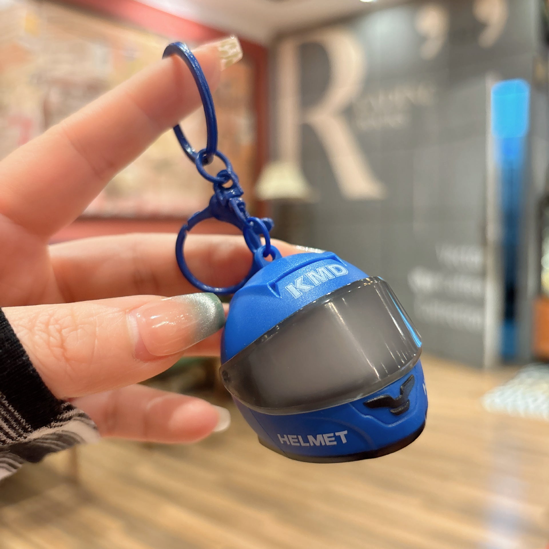 Mini Helmet Light Charm