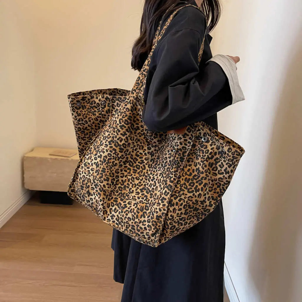 Leopard Luxe Tote Bag