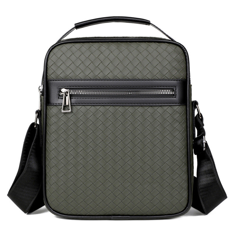 Elite Weave Men’s Crossbody Bag