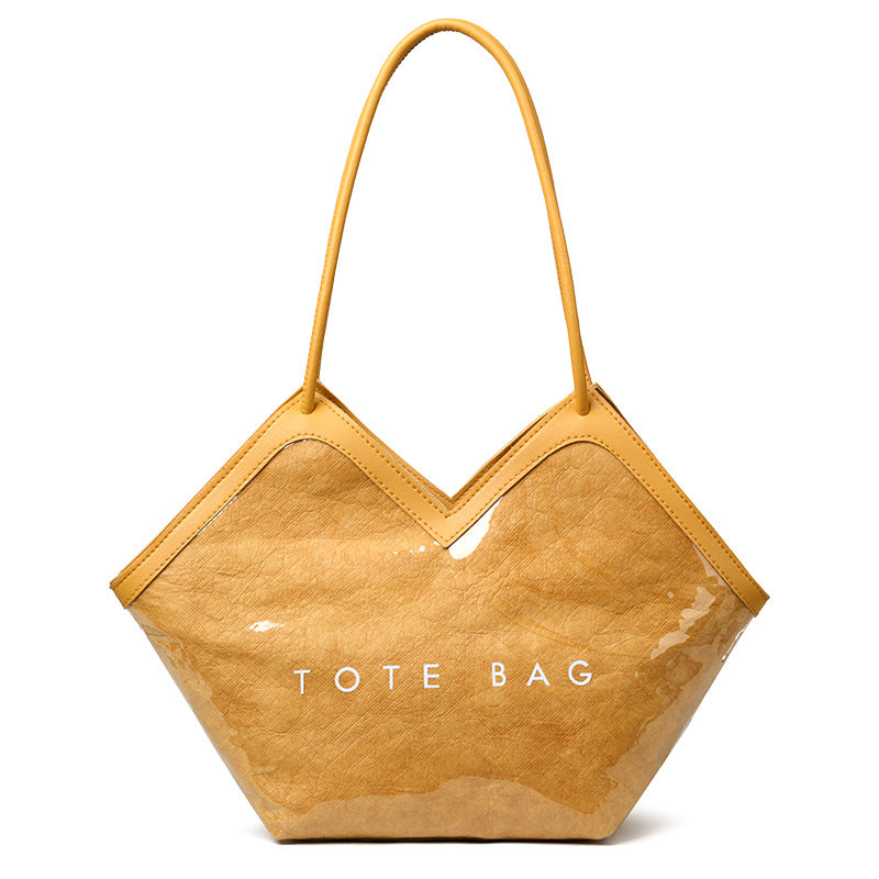Niche Denim Patchwork Shoulder Bag