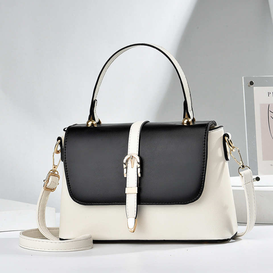 Colorblock Charm Handbag