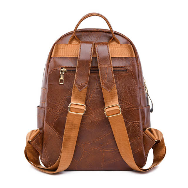 Vintage Soft Leather Backpack For Women
