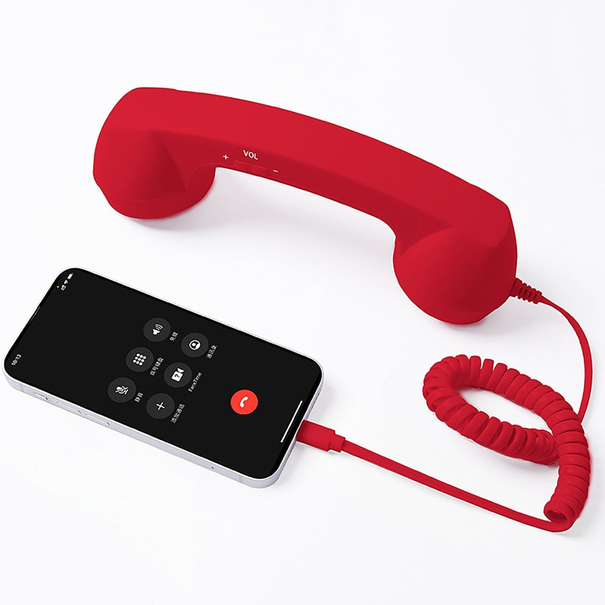 Retro Vintage Wired Phone Handset