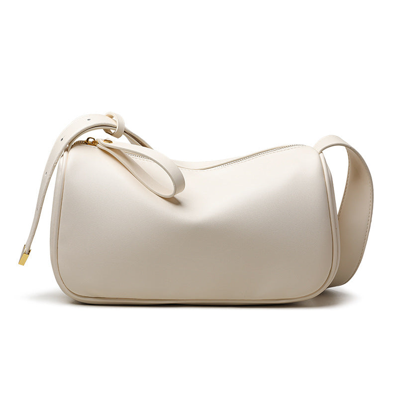 Retro Soft Leather Boston Crossbody Bag