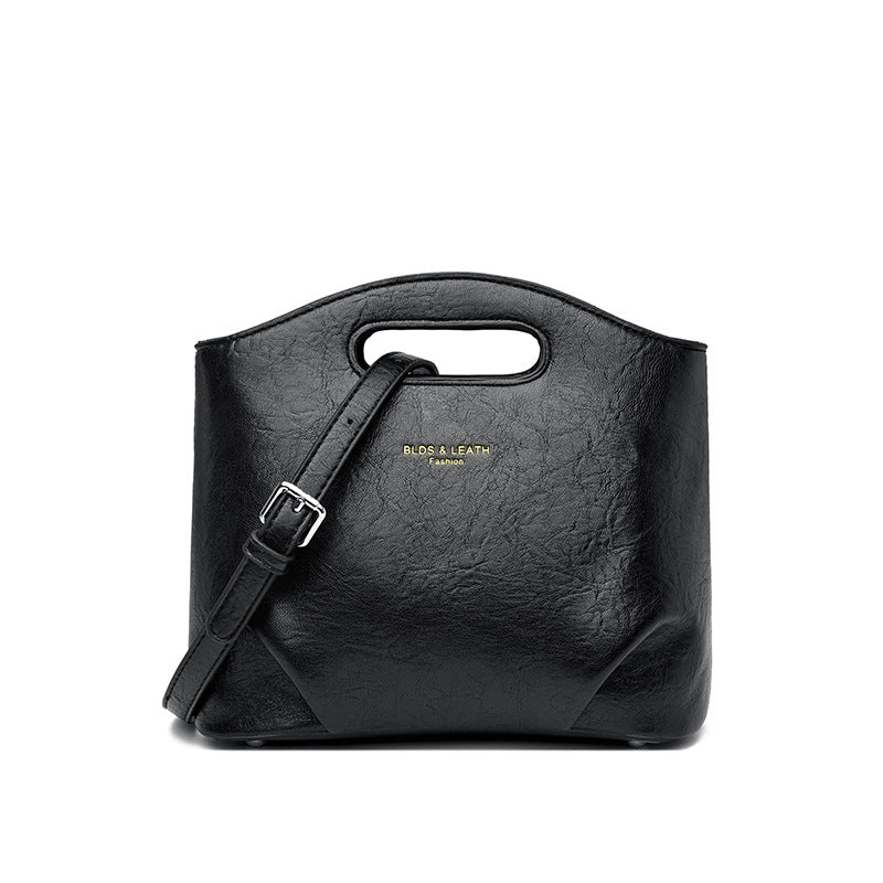 Cocoa Cutout Handle Crossbody Bag