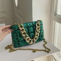 Fold Shoulder Bag Fashionable Texture