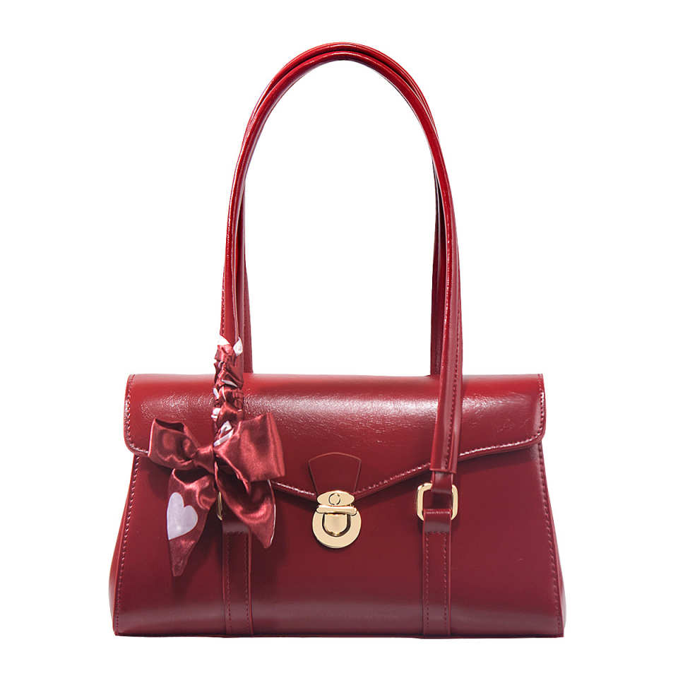 Elegant Red Wedding Shoulder Bag