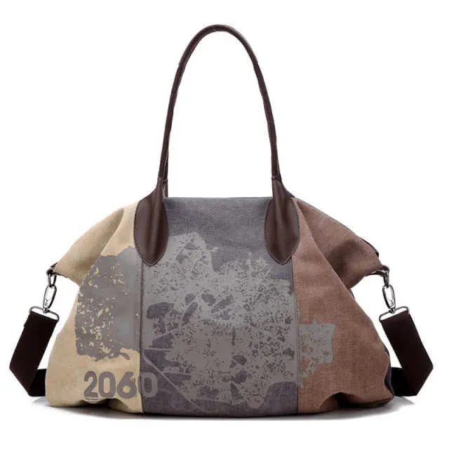 Korean Style Canvas Shoulder Bag