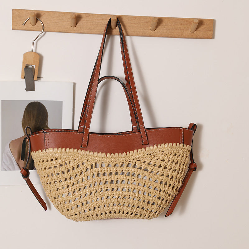 Riviera Straw Tote Bag
