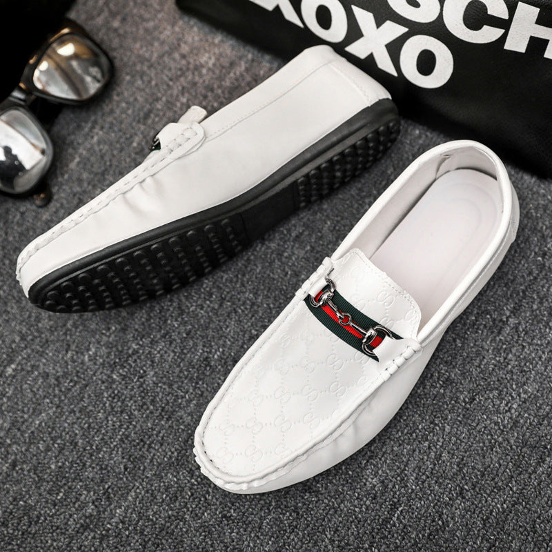 Men's Monogram Motif Dress Loafers