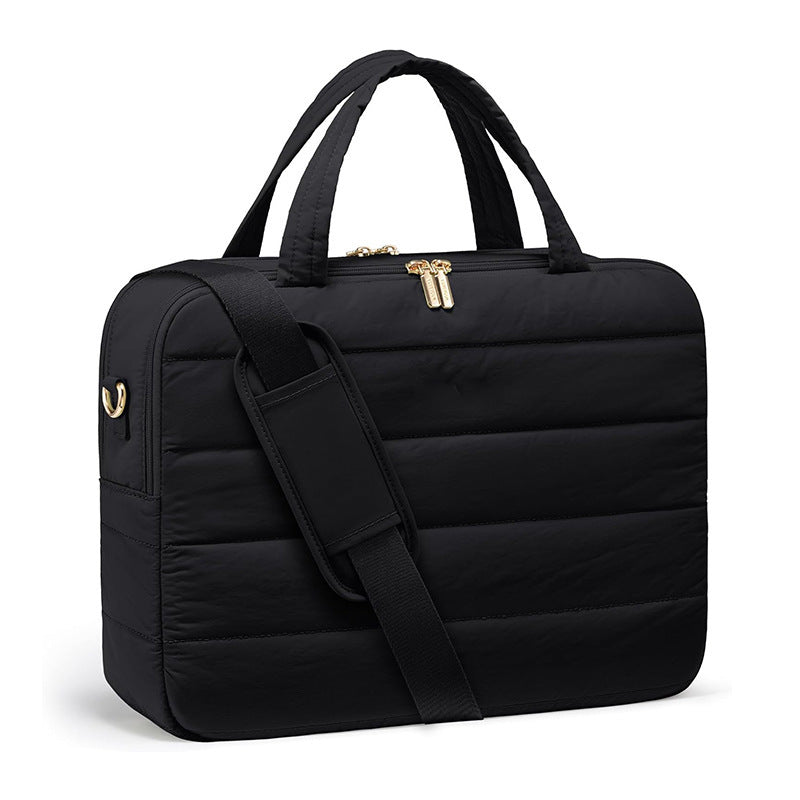 Puffy Quilted Laptop Bag