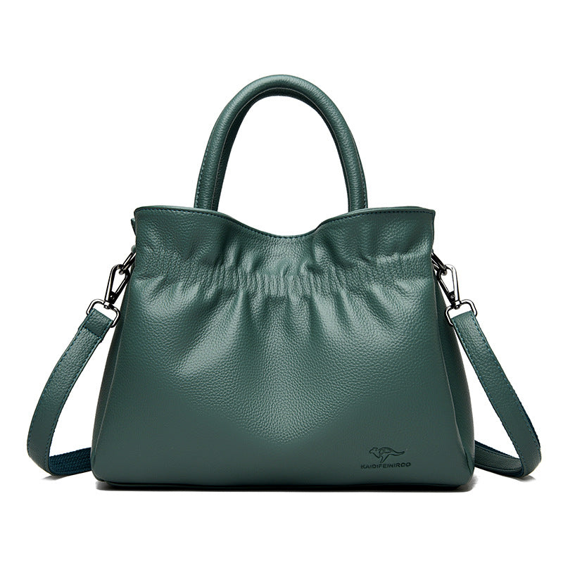 Gathered Puff Shoulder Bag