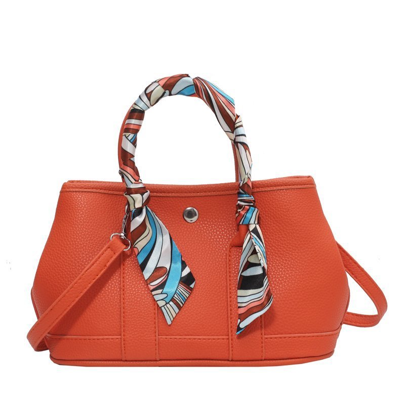 Elegant Ribbon Accent Large Handbag For Women