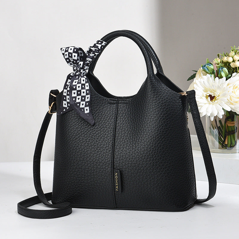 Large Capacity Color-Matching Fashion Handbag
