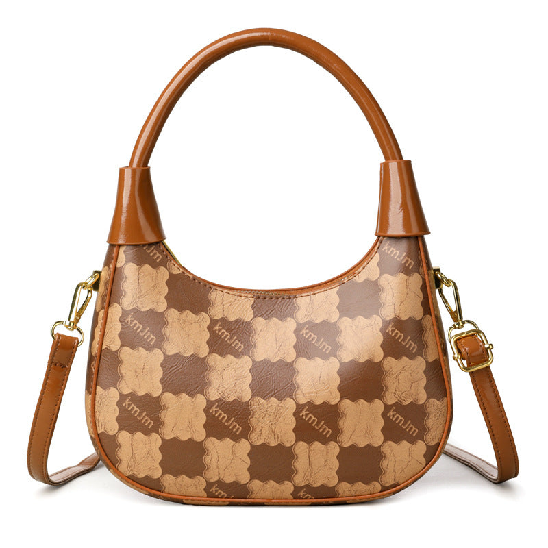 Midnight Gala Crescent Shoulder Bag