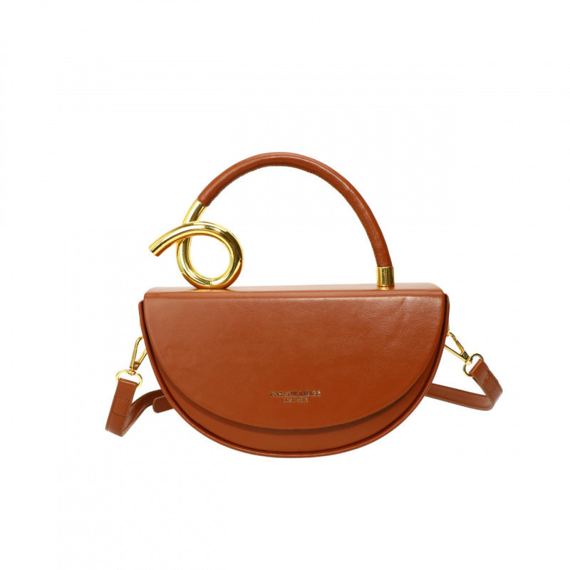 Serene Crescent Handbag