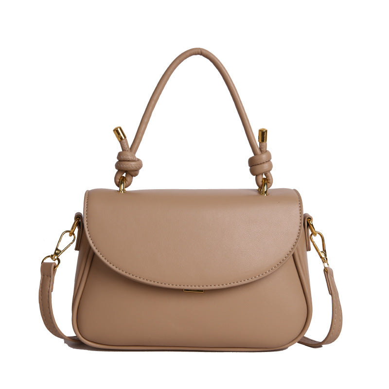 Minimalist Knot Handle Shoulder Bag