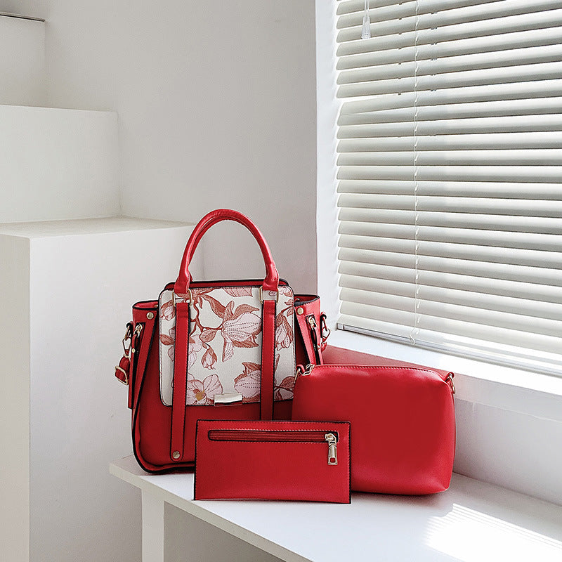 Trendy Printed Women’s Multi-Piece Sync Set Bag