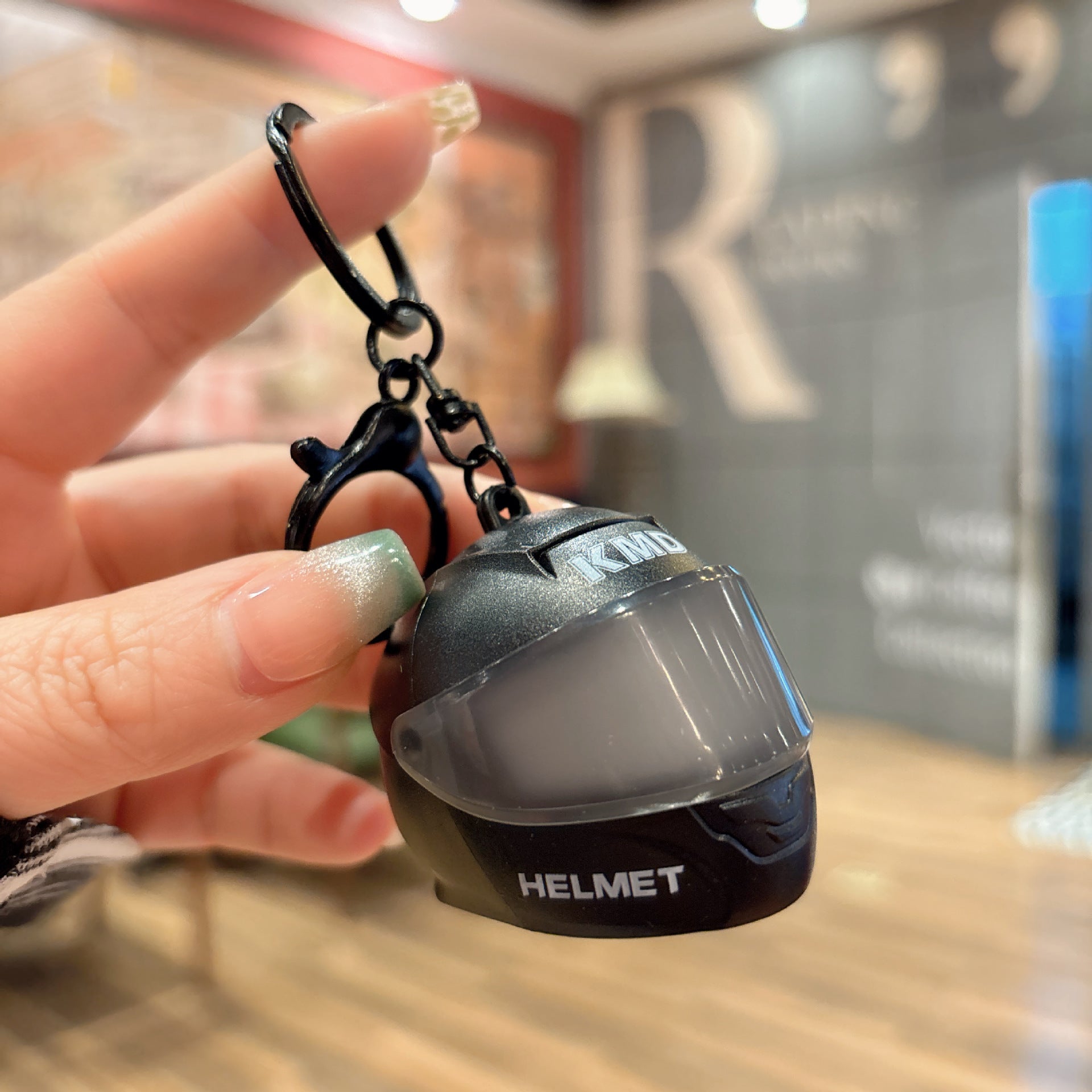 Mini Helmet Light Charm