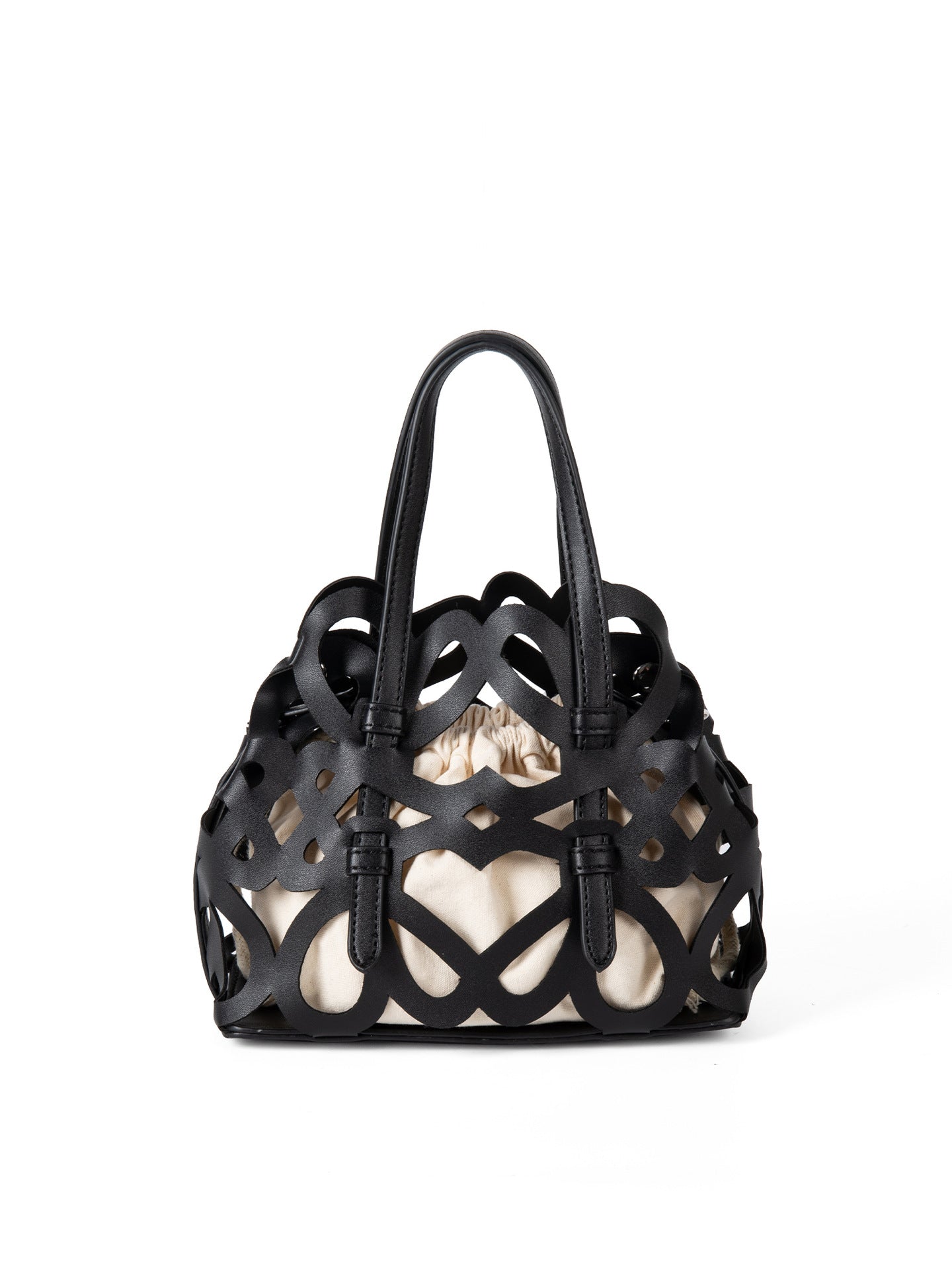 Solvera Hollow Basket Handbag