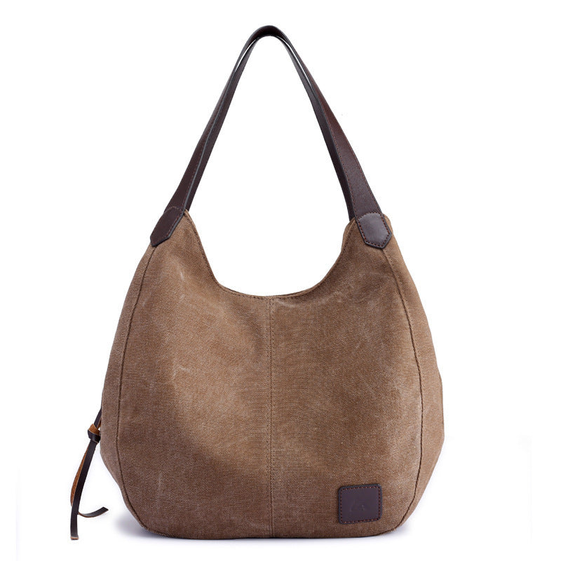 Willow Canvas Organizer Shoulder Bag