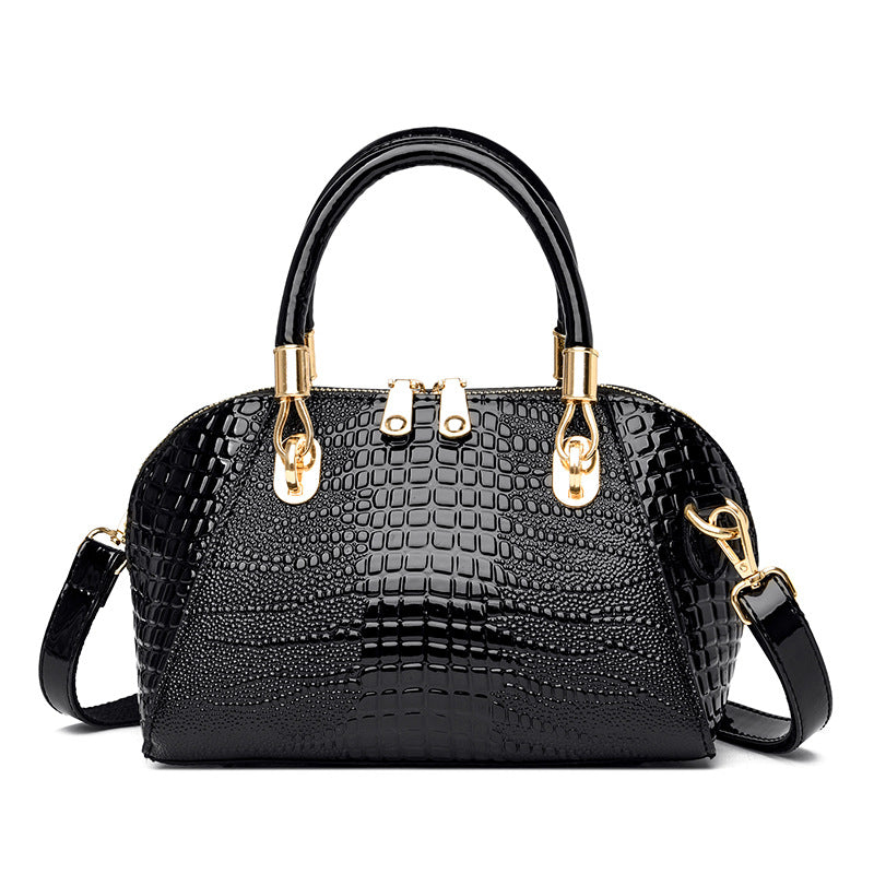 Crocodile Pattern Large Capacity Fashion Handbag