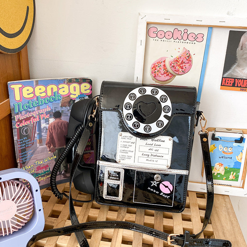 Retro Phone Novelty Shoulder Bag