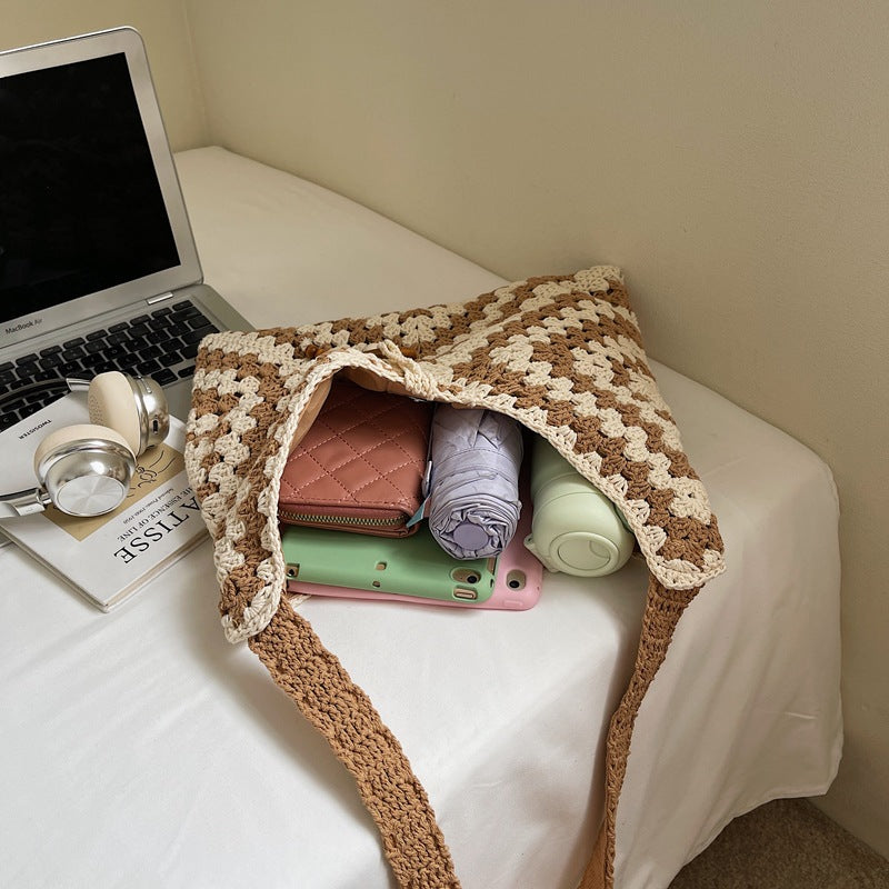 Boho Weave Shoulder Bag