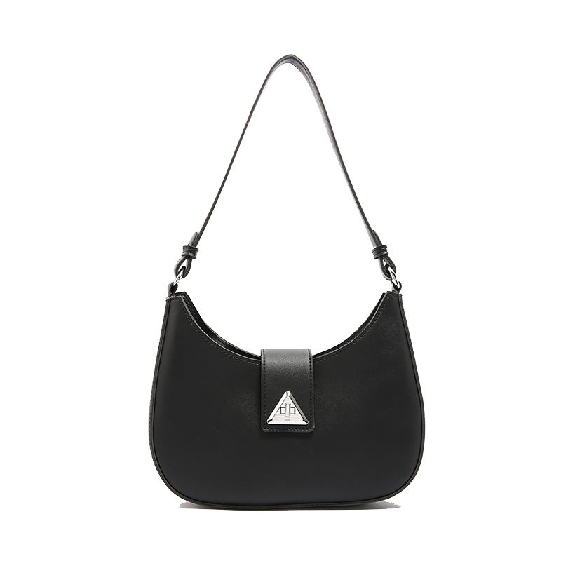 Modern Luxe Crescent Shoulder Bag