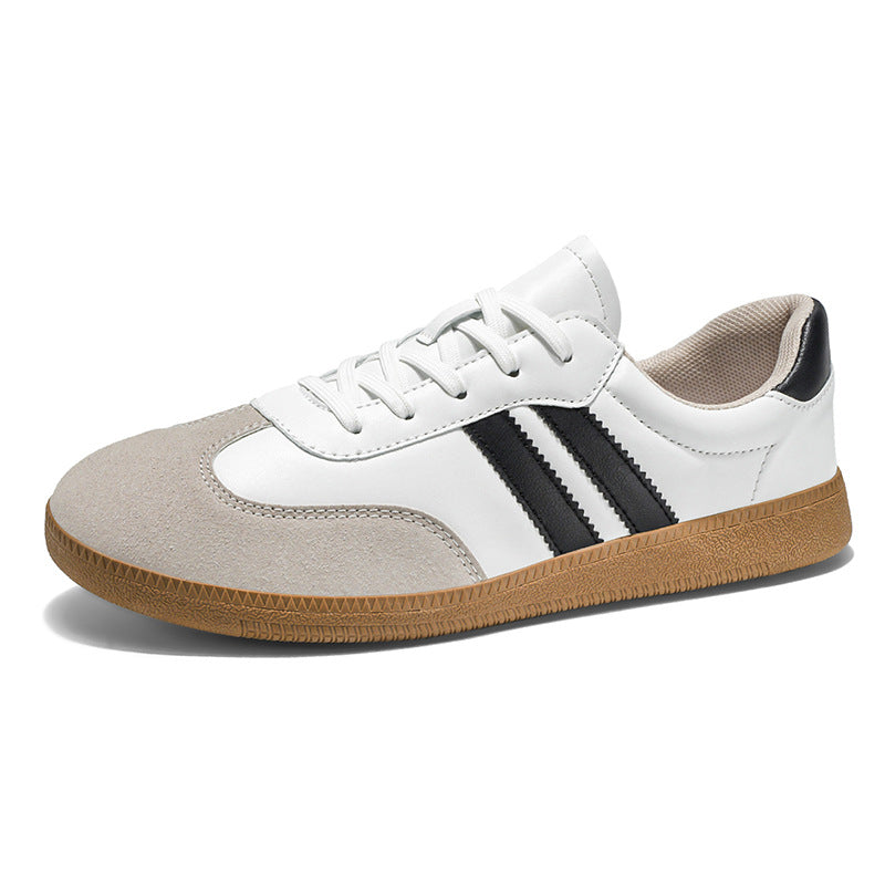 Pure Stride Genuine Leather White Sneakers