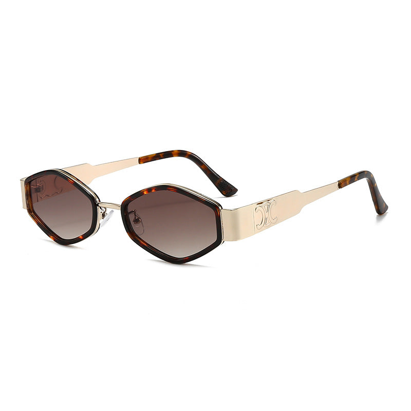 Gold Accent Women’s Sunglasses
