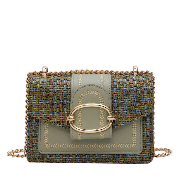 PlaidCharm Crossbody Bag